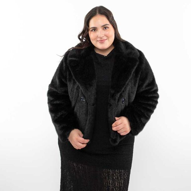 Chaqueta Peluda Mujer Extralindas
