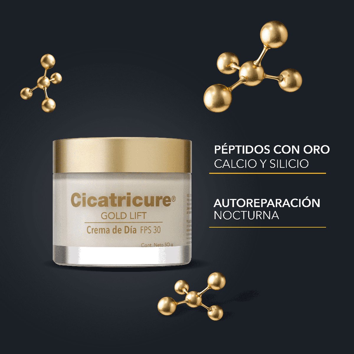 Pack Cicatricure Gold Lift Crema Día 50g + Contorno Duo 15 ml