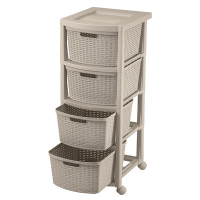 Cajonero  Rimax De Rattan 4G Tupe