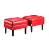 Set Pouf 2 Bodevir Sky PU 00 Rojo&nbsp;