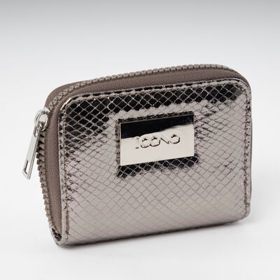 Billetera Plateado Mujer Icono