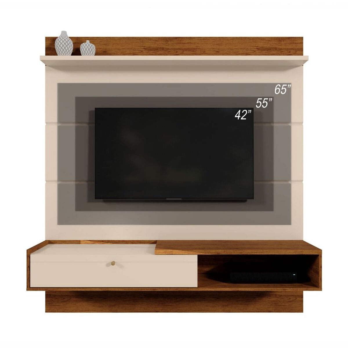 Panel TV Exit Triunfo Hasta 65" Beige