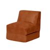 Sof&aacute; Cama Latam Home Cuero Kentucky Bari 1 Cuerpo Tabaco