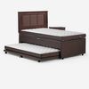 Bed Boxet Rosen 1,5 Plazas Ergo T + Respaldo +  Velador
