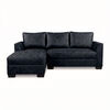 Seccional Izquierdo Muebles MPR Denver 4 Cuerpos Negro