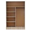 Clóset Mobikit 2 Puertas Correderas Roble Santana
