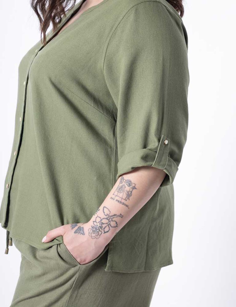 Blusa Lino Mujer Extralindas