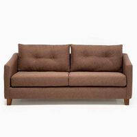 Sofá Barra Design Elena 3 Cuerpos Café