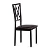 Juego de Comedor Universal Market California Negro 4 Sillas