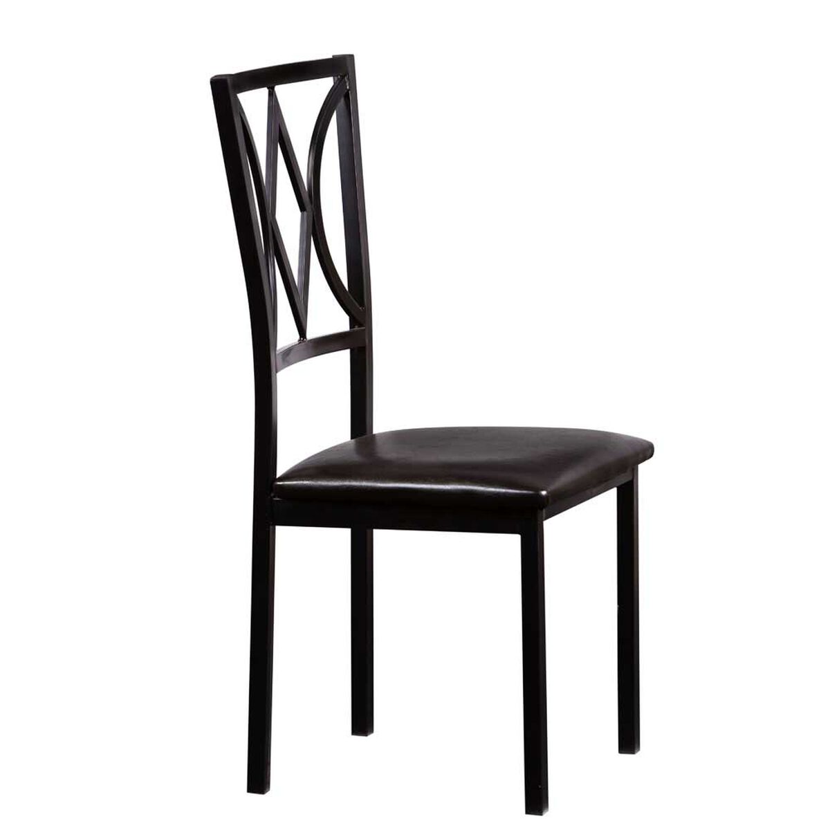 Juego de Comedor Universal Market California Negro 4 Sillas