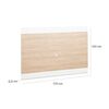 Panel TV CIC Monet Hasta 70" Olmo Alpino Blanco