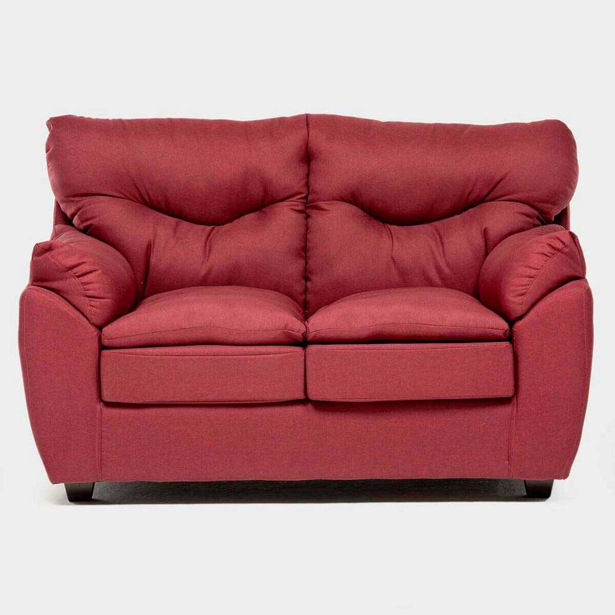 Juego de Living Almore Bel&eacute;n Sof&aacute; 3 Cuerpos + Sof&aacute; 2 Cuerpos Rojo