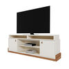 Rack TV Vekkahome Montana 65" Pulgadas Blanco
