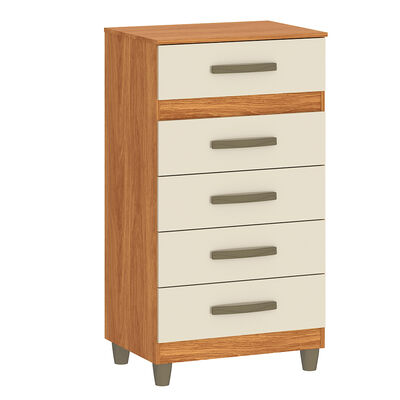 Imagen 1 del producto Cómoda Vekkahome Malta 5 Cajones Café