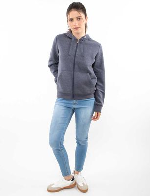 Imagen 2 del producto Polerón Cierre Mujer Icono Navy