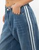 Jeans Indigo Rayas Recto Mujer Icono