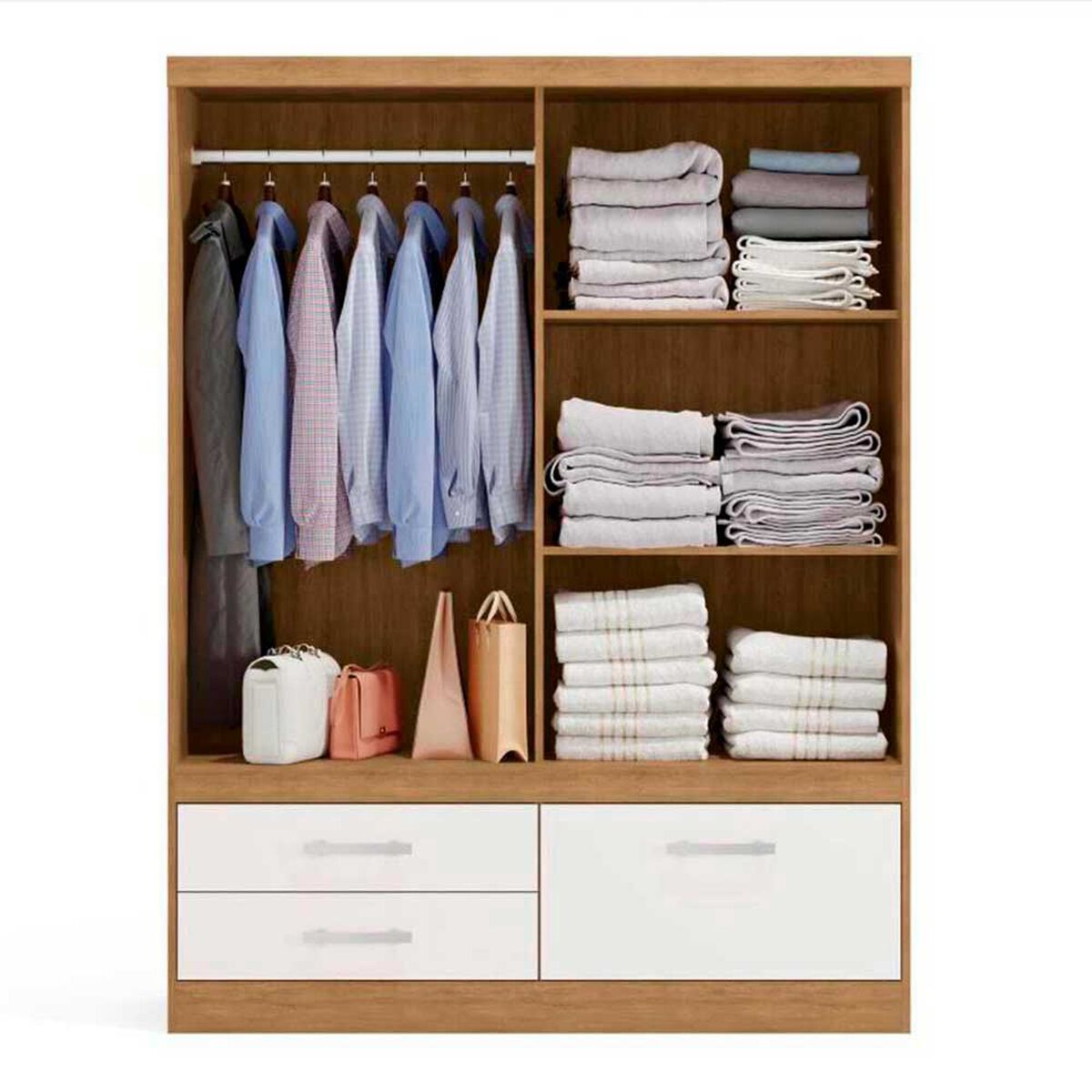 Cl&oacute;set Yardas S582 2 Puertas 3 Cajones