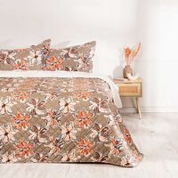 Quilt Mashini 2 Plazas Flores Multicolor