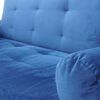 Sofá Cama Deco Class Esparta 3 Cuerpos Azul