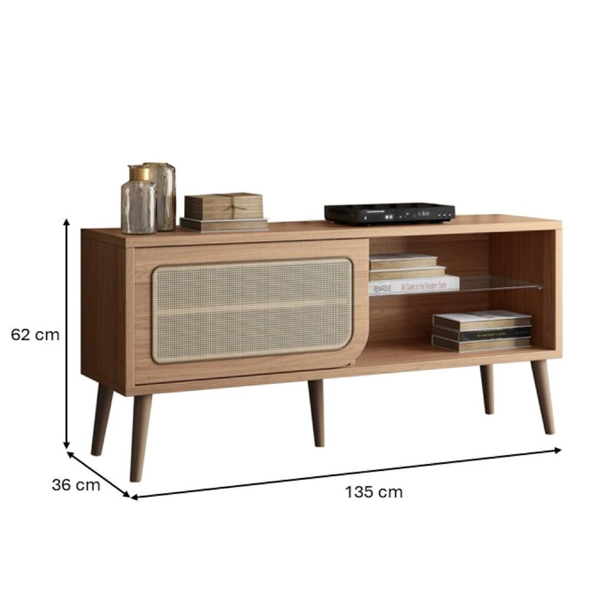 Rack Roca Alturas 55" Canela