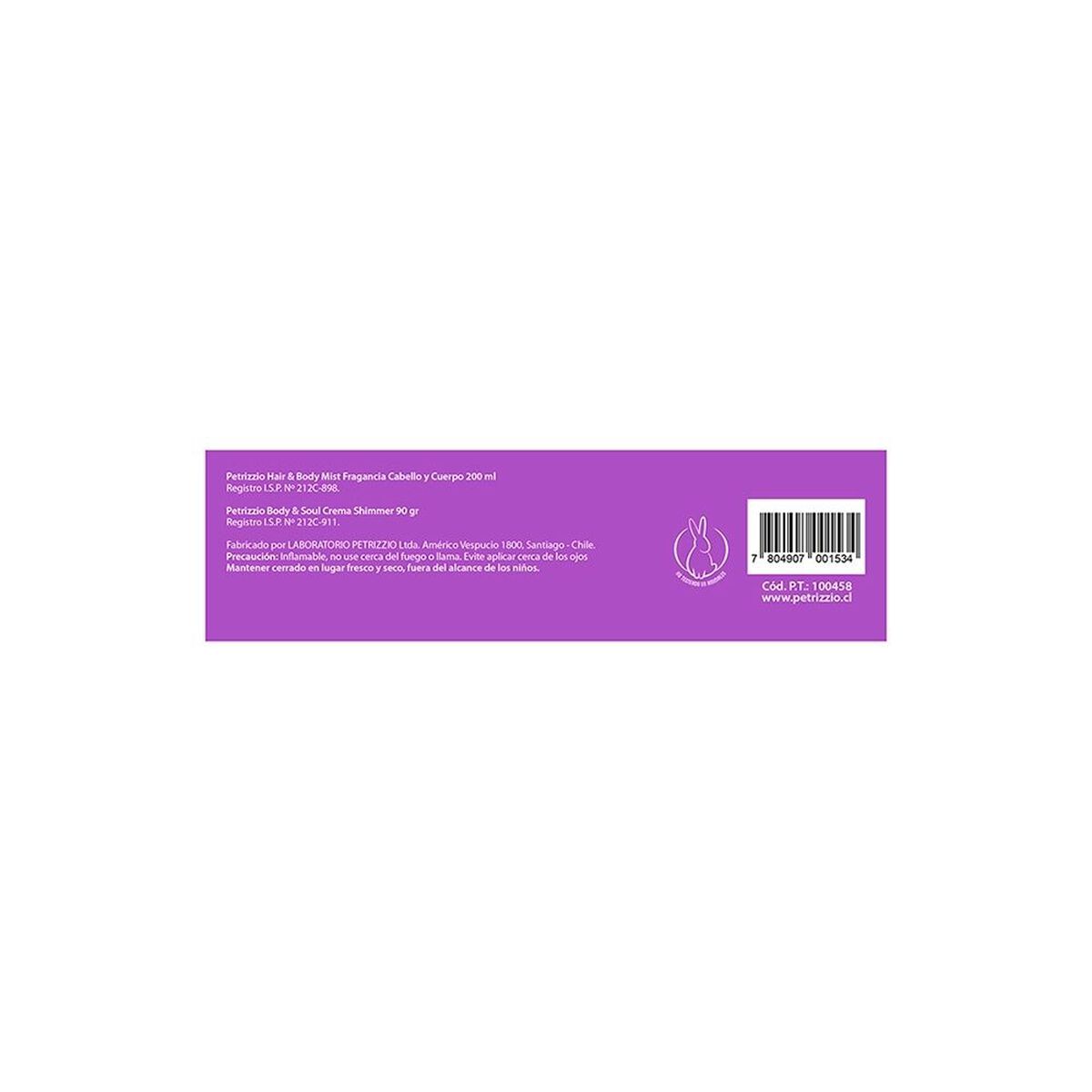 Set Body Mist Ready to Party + Crema Shimmer Petrizzio
