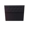 Base de Cama Ba&uacute;l Almore 2 Plazas Negro + Respaldo