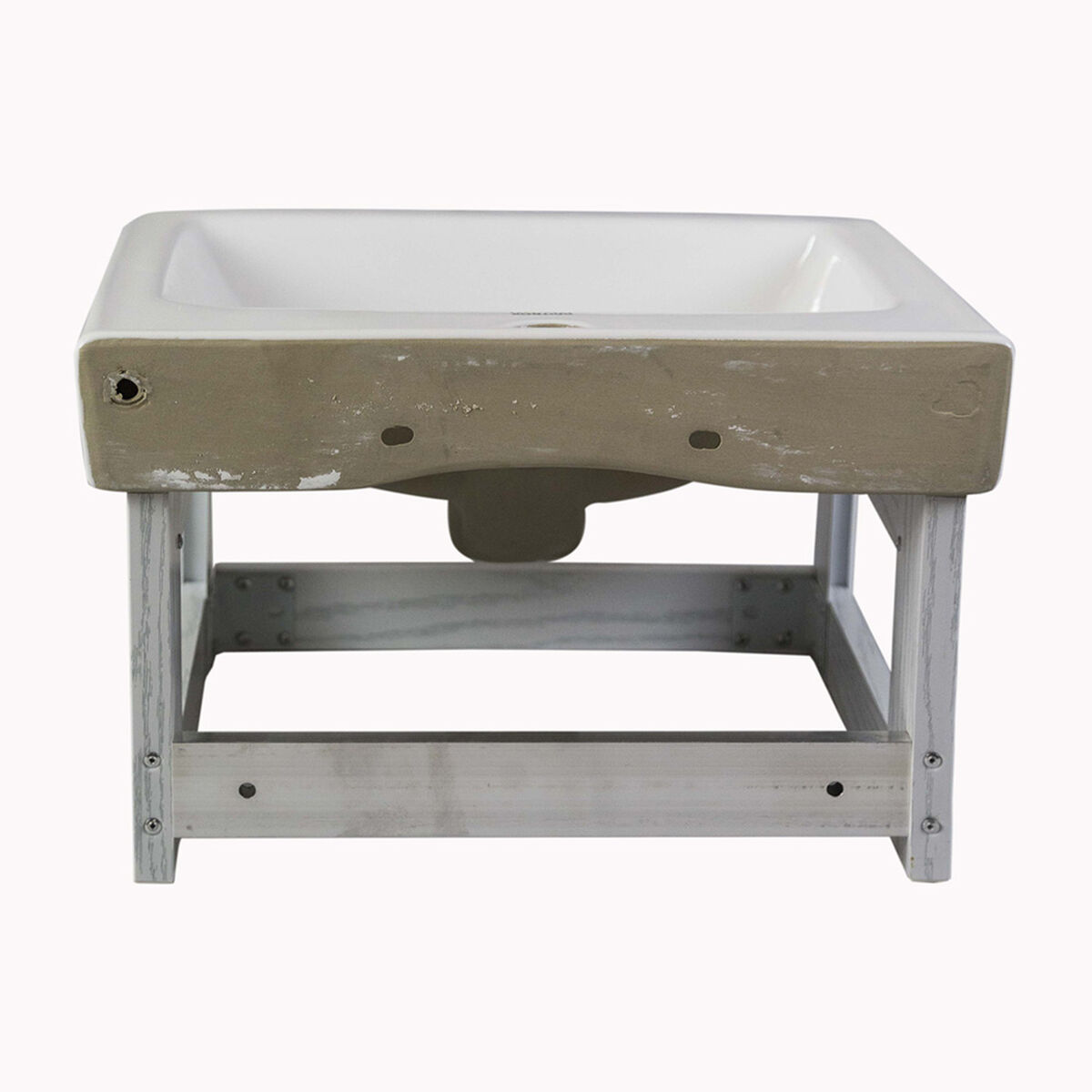 Mueble Vanitorio Britbox Whitby + Espejo + Lavamanos