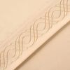 Juego de S&aacute;banas Illusions King Bordada Blonde Beige
