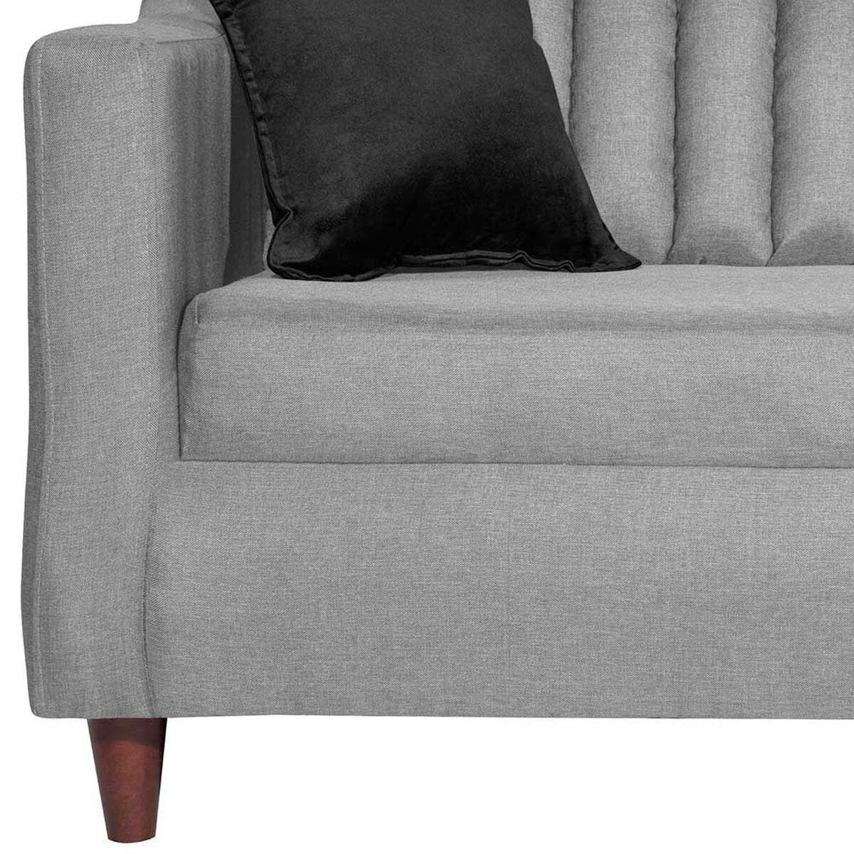 Juego de Living Diseño A&M Home Isabella Sofá 3 Cuerpos + 2 Sillones1 Cuerpo Gris