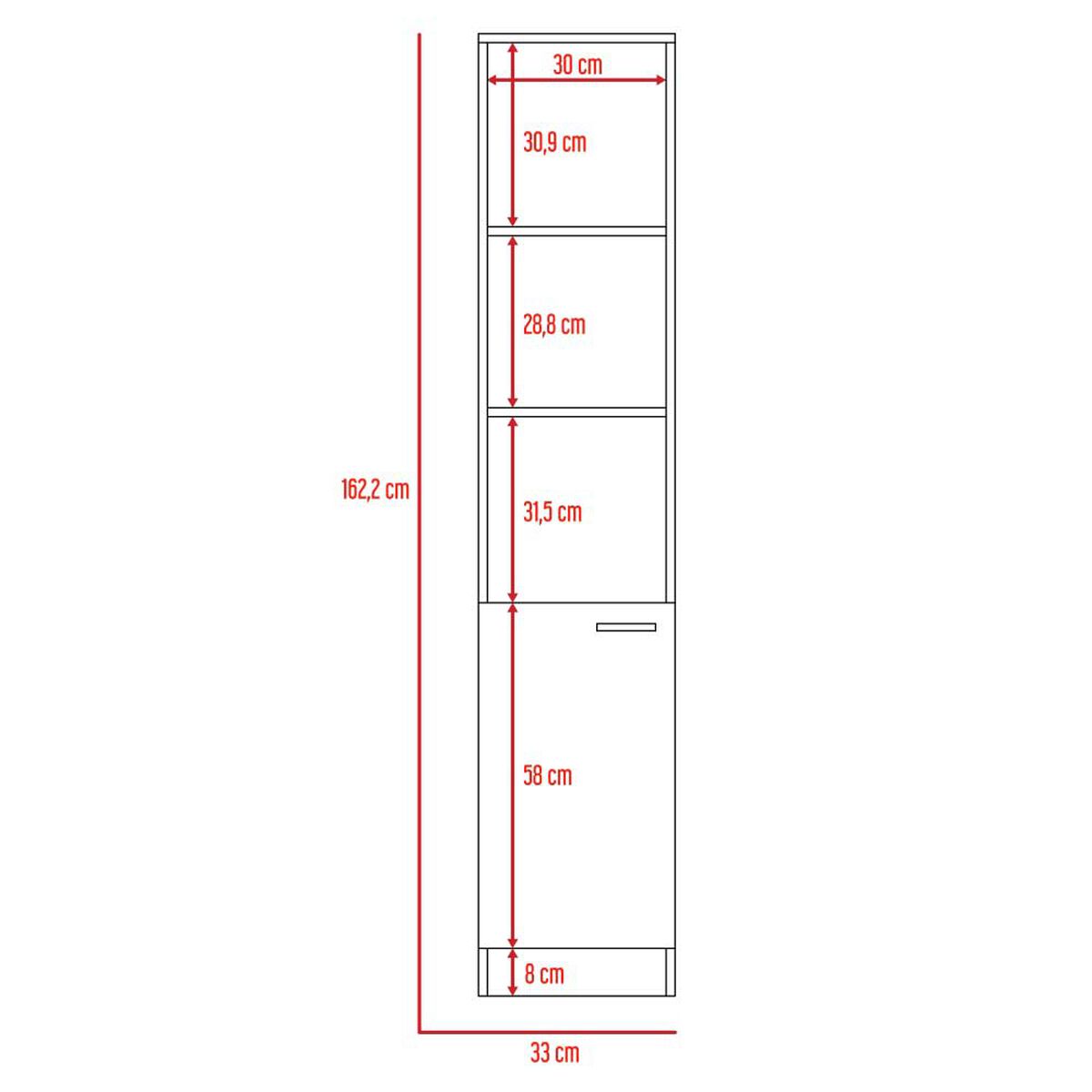 Combo Mueble Microondas + Optimizador TuHome Kitchen Blanco