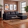 Seccional Derecho Muebles MPR Denver 4 Cuerpos Negro