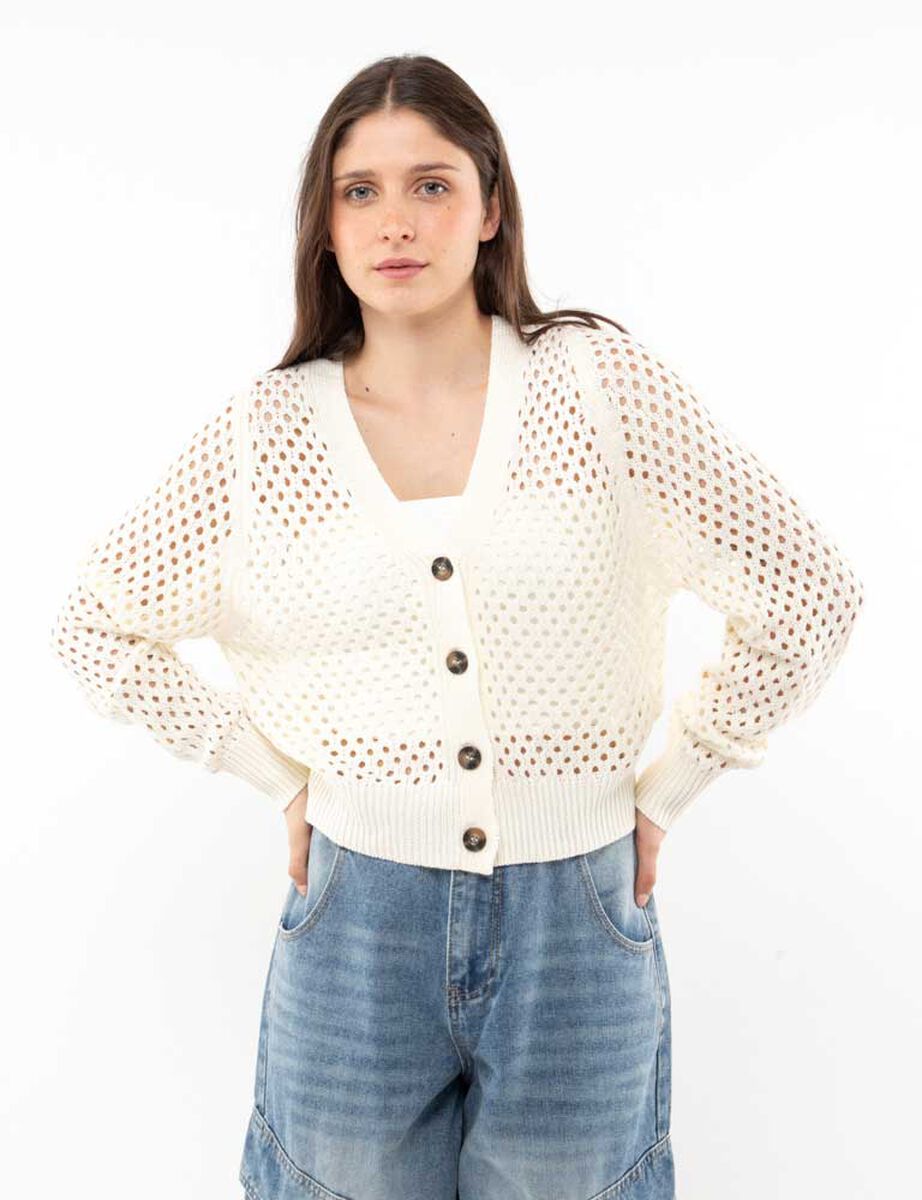 Sweater Crochet Mujer Icono