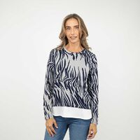 Sweater Mujer Portman Club Azul, Burdeo, Negro, Oliva, Rosado