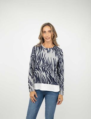 Imagen 1 del producto Sweater Mujer Portman Club Azul, Burdeo, Negro, Oliva, Rosado