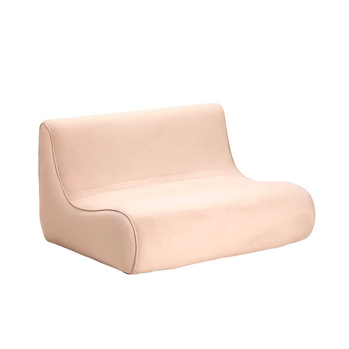 Sof&aacute; Bodevir Komodo Felpa 2 Cuerpos Beige&nbsp;