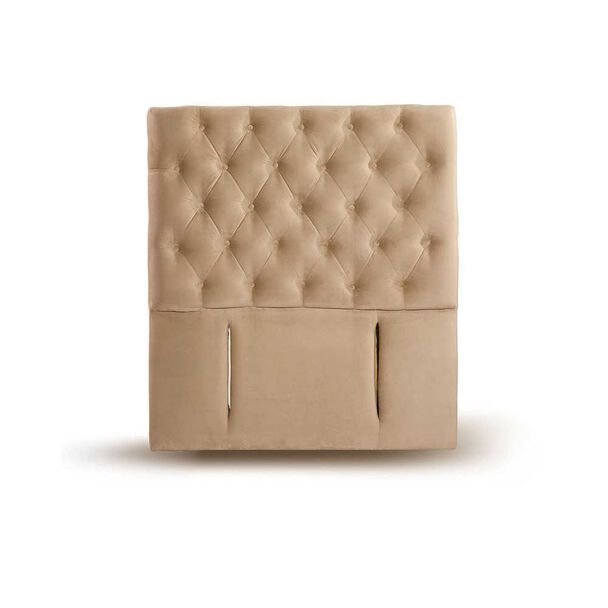 Respaldo Latam Home 1,5 Plazas Florencia Tela Velvet Beige