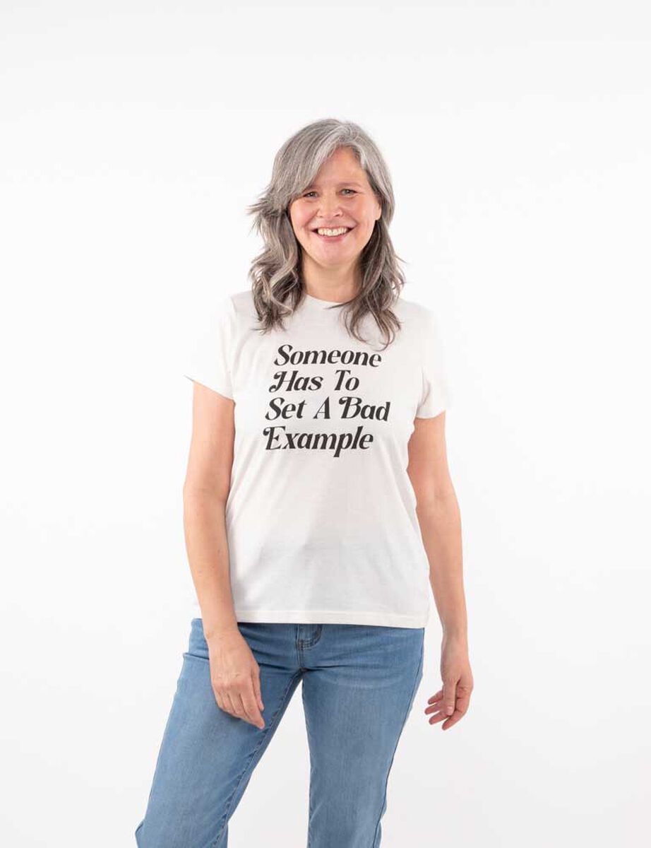 Polera Con Estampado Manga Corta Mujer Portman Club