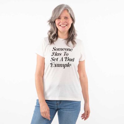 Polera Con Estampado Manga Corta Mujer Portman Club