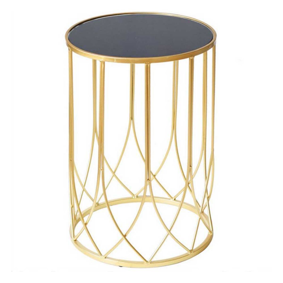 Set 2 Mesas de Vidrio Ankara Store T1010 Dorado