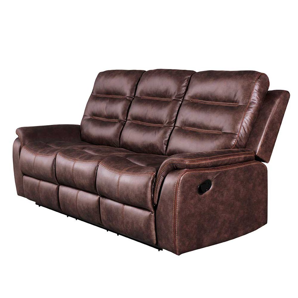 Sofá Reclinable Casanova Berlín 3 Cuerpos Café