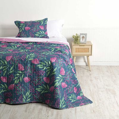 Cubrecama Estampado Mashini 1,5 Plazas Garden