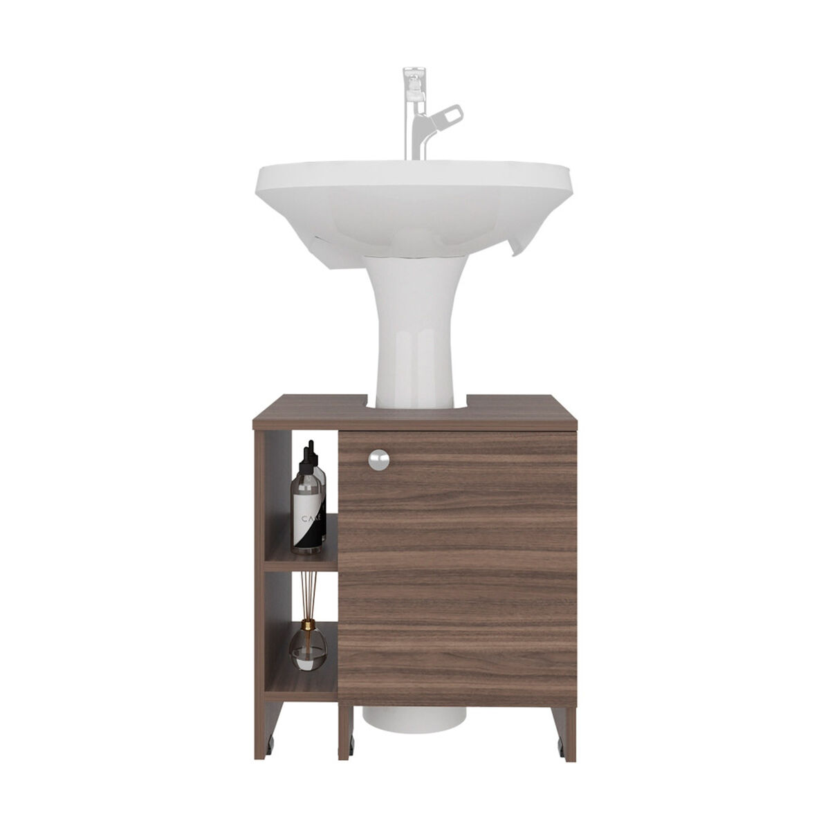 Mueble para Lavamanos Tuhome Basic 1 Puerta Avellana