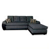 Seccional Derecho Elegant Houston Cheise Tela/PU 5 Cuerpos Gris