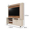 Home TV Vekkahome Nevada 65" Pulgadas Café