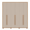 Closet Vekkahome Safira 6 Puertas 3 Cajones