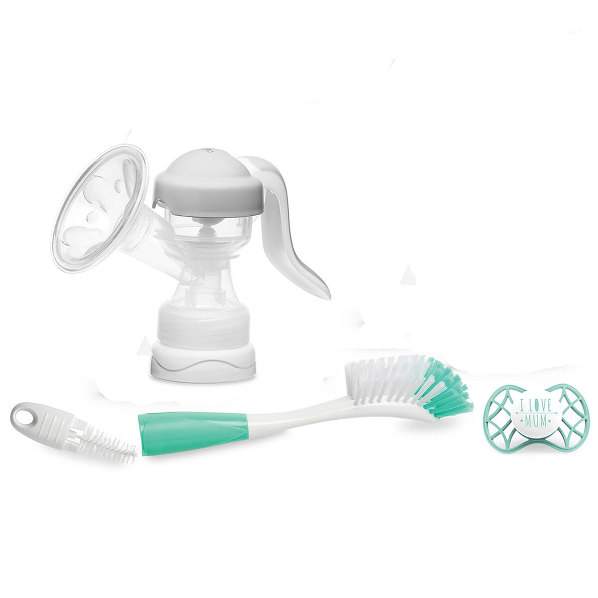 Set de Lactancia con Mamaderas Starter Verde Nuvita