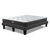 Cama Europea Prelude 2 Plazas Radiant 190 Cm + Respaldo Praga Marengo