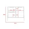 Buffet TuHome White Collection 2 Cajones Blanco