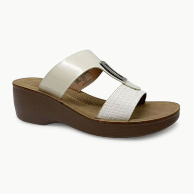 Imagen 1 del producto Sandalia Mujer Portman Club Blanco, Negro