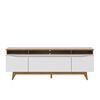 Rack TV Decocasa Flyn Stilo Hasta 50" Off White